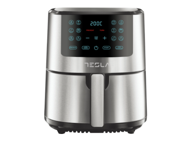 Air Fryer TESLA AF501BX 1300W5Ldigital panelcrna-inox	