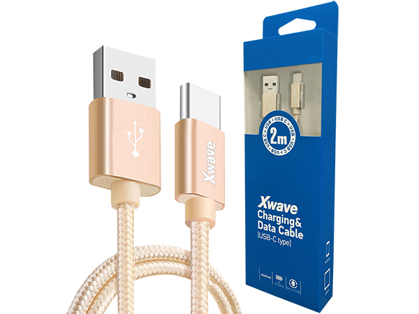 Xwave Kabl USB 3.1 na TIP-C 3.1 muško-muški 2M 3A,AI,upleteni zlatni
