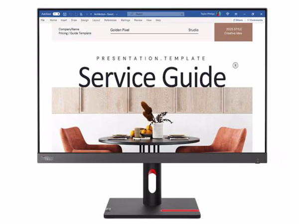 Monitor LENOVO ThinkVision S24i-30 23.8''IPOS1920x1080100Hz4ms2x HDMI,VGA