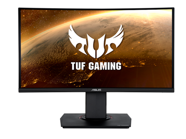 Monitor ASUS TUF VG24VQER 23.8''VA,zakrivljen1920x1080180Hz1ms MPRTHDMIx2,DPFreesyncVESAcrna