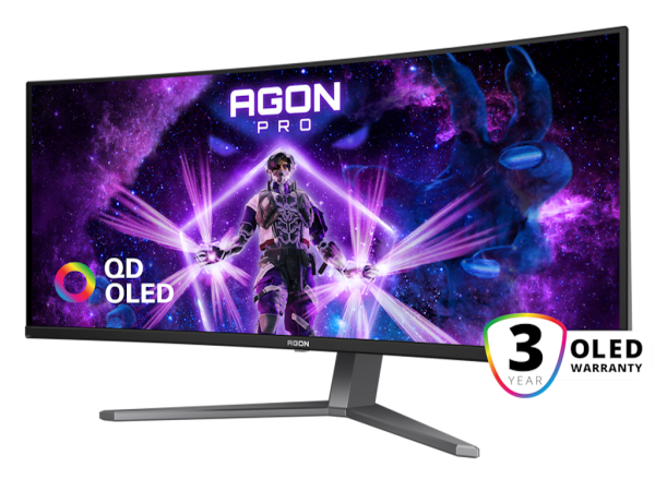 Monitor AOC AG346UCD 34''OLED, zakrivljen3440X14401750,03 msHDMIX2,DP,USBA SyncVESAzvucnici