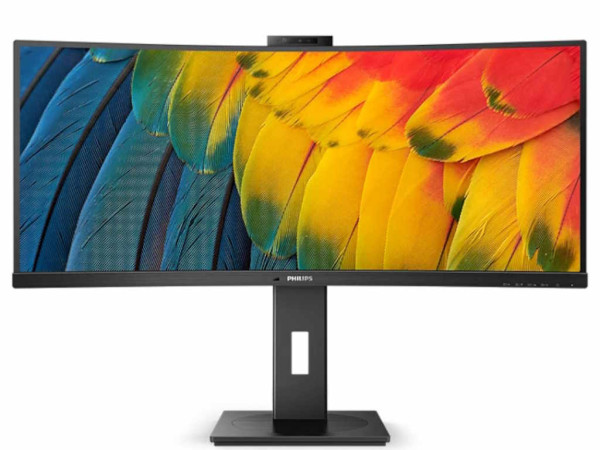 Monitor PHILIPS 34B1U5600CH00 34''VA,zakrivljen,21:93440x1440120Hz4msGTGHDMI,DP,USB Ckamera