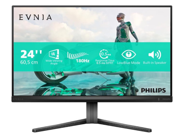 Monitor PHILIPS 24M2N3200S00 23,8''IPS1920x1080180Hz1ms GtGHDMIx2,DPzvucniciVESAcrna