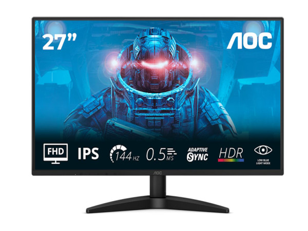 Monitor AOC 27B36X  27''IPS1920X1080144Hz0.5ms MPRTHDMI,DPAdaptive syncVESAcrna