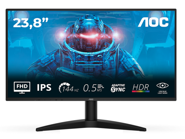 Monitor AOC 24B36X  23.8''IPS1920X1080144Hz0.5ms MPRTHDMI,DPAdaptive syncVESAcrna