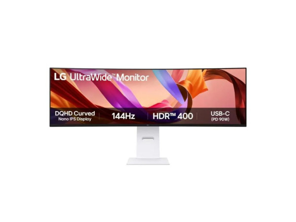 Monitor LG 49U950A-W 49''IPS,zakrivljen,21:95120x1440144Hz1ms MBRHDMIx2,DP,USB,USB CFreesync
