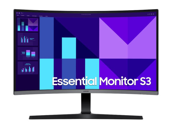 Monitor SAMSUNG LS27D390GAUXEN 27''VA,zakrivljen1920x1080100Hz4ms GTGVGA,HDMIVESAcrna