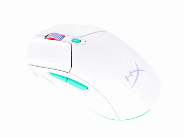 Miš HyperX Pulsefire Haste 2 Core Wls WhtGrnPurGamingbela
