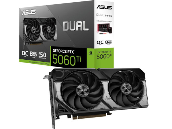 Graficka karta ASUS DUAL-RTX5060TI-O8G NVD8GBGDDR7128bitcrna