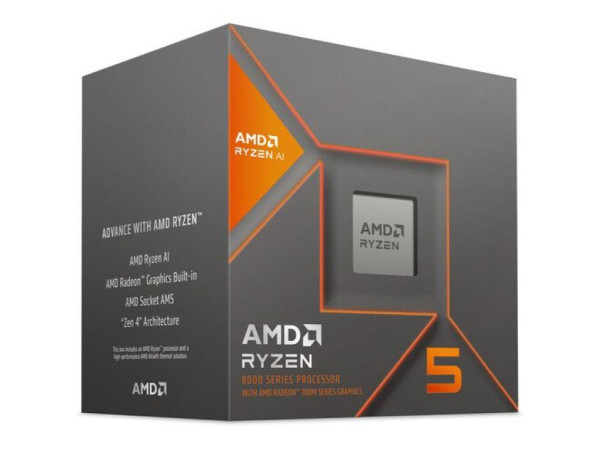 Procesor AMD Ryzen 5 8600G 6C12T4.3GHz22MB65WAM5BOX