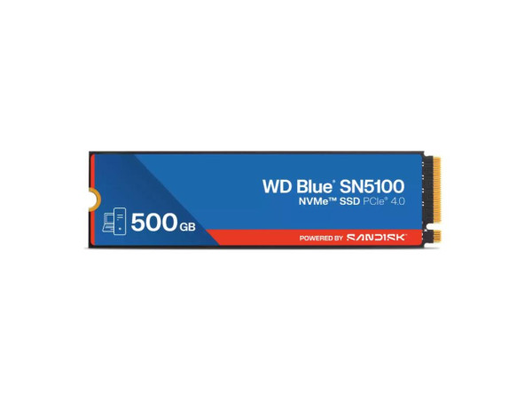 SSD WD Blue SN5100 500GB M.2 2280 PCIe Gen4 x4 NVMe QLC 3D