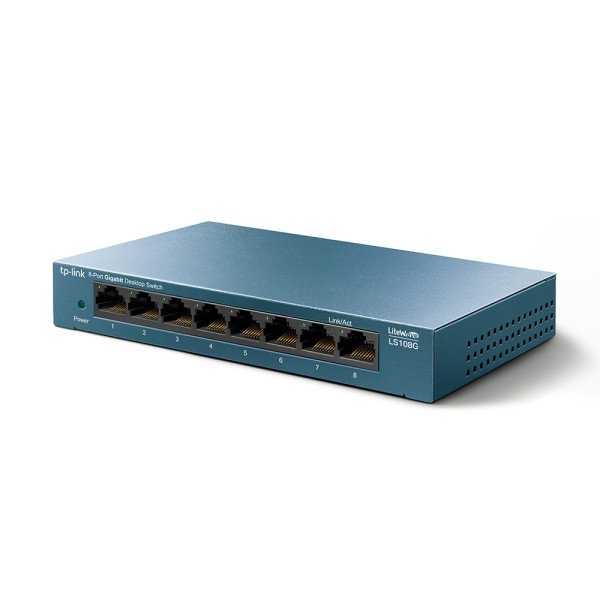 Switch TP-LINK LS108G LiteWave Gigabit 8xRJ-45101001000Mbpsmetalno kucište
