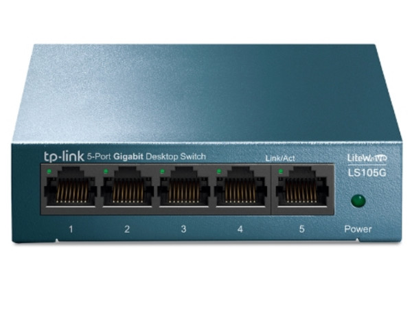 Switch TP-LINK LS105G LiteWave Gigabit 5xRJ-45101001000Mbpsmetalno kucište