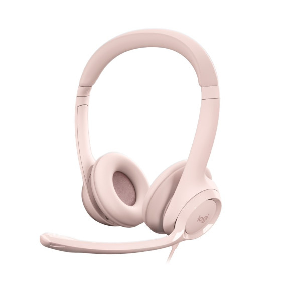 Logitech H390 ClearChat Comfort USB Headset Rose