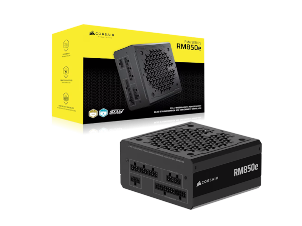 NAPAJANJE CORSAIR RM850e 850WATX 3.1PCIe 5.180+GOLDmodularnoCRNA