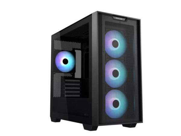 Kucište ASUS A21 PLUS TG ARGBMicro-ATXMini-ITXbez napajanjacrna