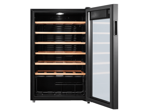 Vinska vitrina TESLA RW092MG93L47x47x84,5cmcrna