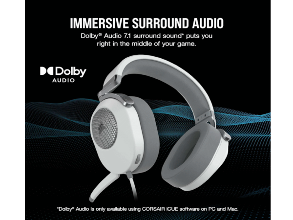 Slušalice CORSAIR HS65 SURROUND ŽICNECA-9011271-EUbela