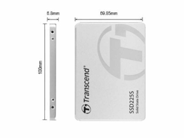SSD TRANSCEND TS250GSSD225S 250GBinterni2.5''SATA 3crna