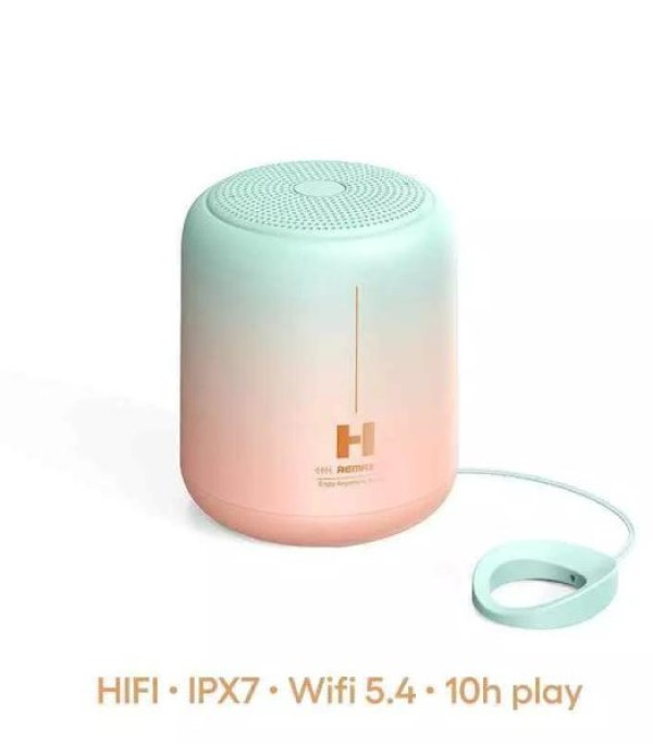 REMAX RB-H1 Pink-green  Blue Sky Mirror Portable Wireless Speaker
