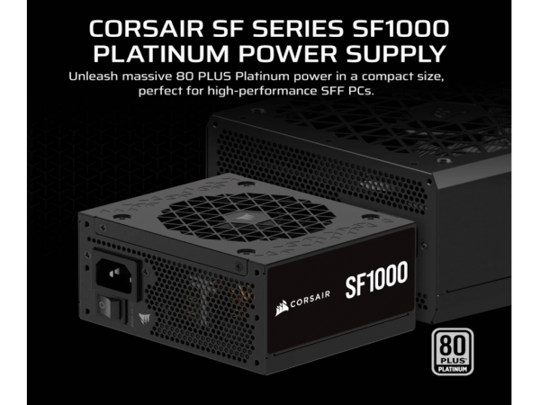 Napajanje CORSAIR SF1000 1000WSFX80+Platinummodularnocrna