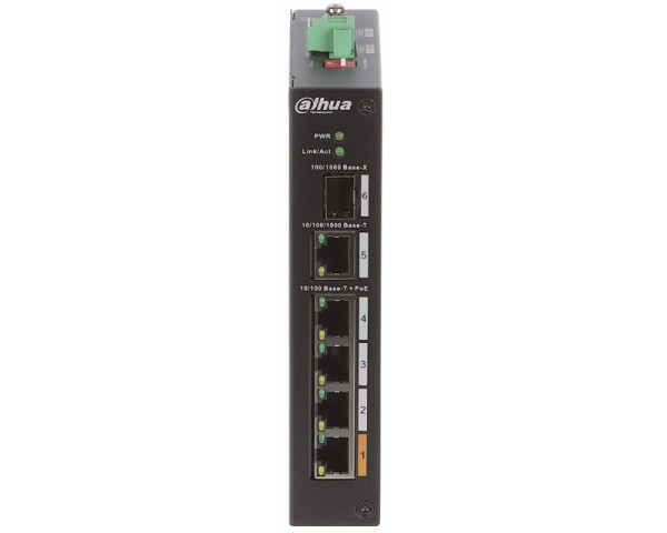 DAHUA PFS3106-4ET-60-V2 4port Unmanaged PoE switch (LAN03033)