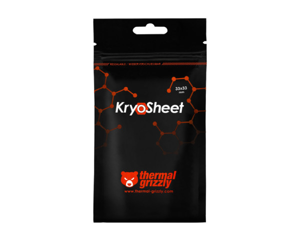 THERMAL GRIZZLY TG KryoSheet - 38x 38x 0,2 mm termal pad (TG-KS-38-38) (CPU01824)