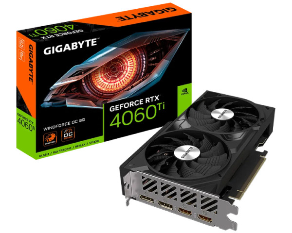 GIGABYTE nVidia GeForce RTX 4060 Ti 8GB 128bit GV-N406TWF2OC-8GD grafička karta(VGA02790)