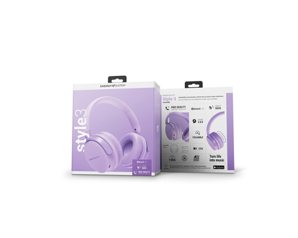 ENERGY SISTEM Style 3 Lavender bežične slušalice ljubičaste (M45305) (ZVU02655)