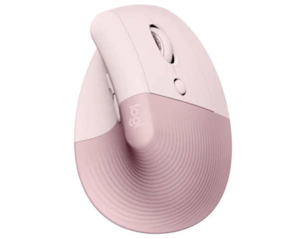 LOGITECH Lift Vertical Ergonomic Wireless miš roze (MIS01867)