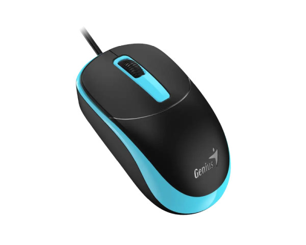 GENIUS DX-123 USB Optical crno-plavi miš (MIS02169)