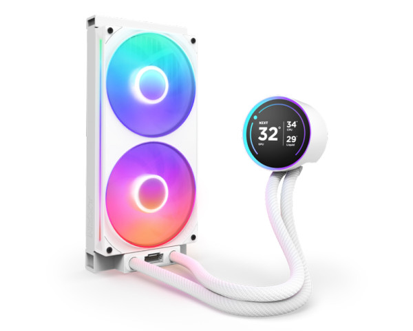 NZXT Kraken Elite 280 RGB V2 vodeno hlađenje belo (RL-KR28E-W2) (CPU01728)