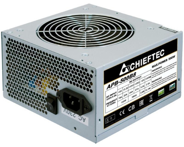 CHIEFTEC APB-500B8 500W VALUE 80Plus White napajanje bulk (CAS01682)
