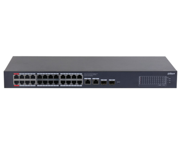 DAHUA CS4228-24GT-375 28-Port Cloud Managed Desktop Gigabit Switch with 24-Port PoE (LAN03766)