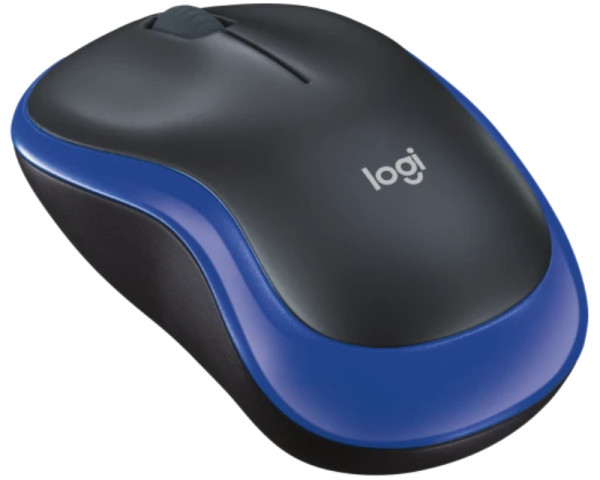 LOGITECH M185 Wireless plavi miš Retail (MIS01651)