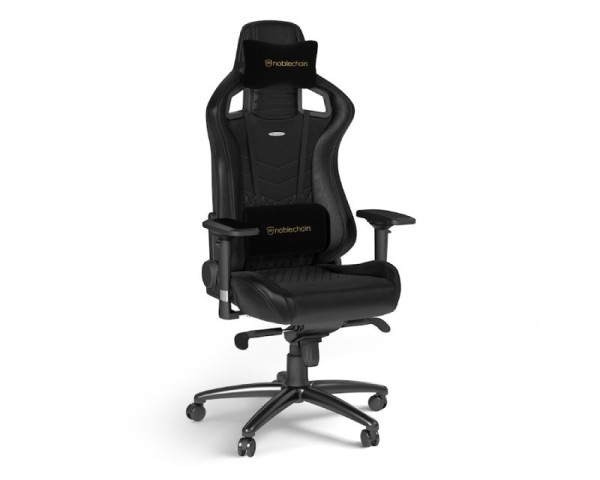 NOBLECHAIRS EPIC Real Leather Gaming stolica crna (OST07719)