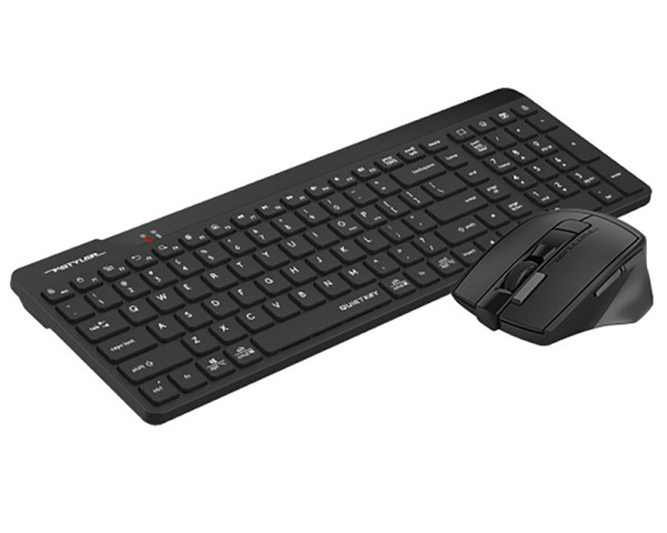 A4 TECH FG2400 AIR2 FSTYLER Wireless Combo USB US crni set (TAS01338)