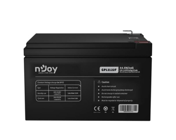 NJOY GP12122F baterija za UPS 12V 12Ah (BTVACATBDTE2FCW01B) (UPS00756)