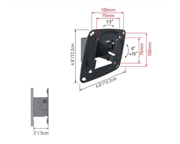 BARKAN E110.B LCD TV zidni nosač 13-29 inča (TVZ02625)