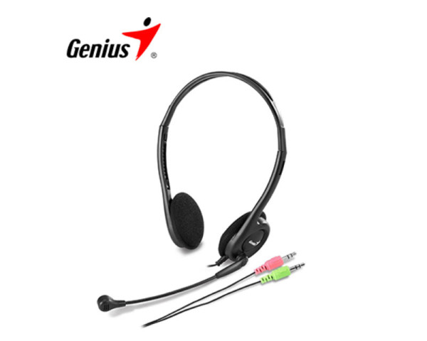 GENIUS HS-200C +Single Jack Cable slušalice sa mikrofonom (ZVU03488)