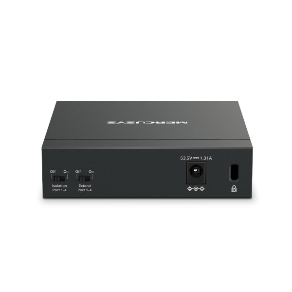 MERCUSYS MS105GP(UN) 5-Port Gigabit Desktop Switch with 4- Port PoE+ (LAN04862)