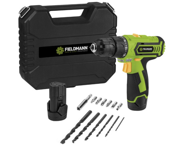 FIELDMANN FDV 10252-A Akumulatorska bušilica 12V + pribor (13 delova) (ALA00089)