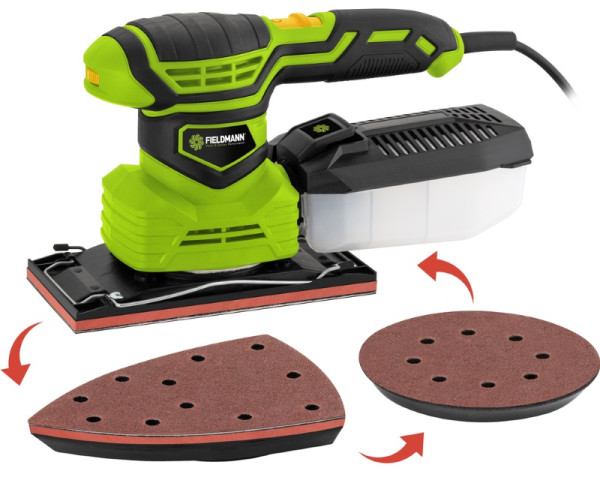 FIELDMANN FDB 200221-E Vibraciona brusilica 3 u 1 - šlajferica (ALA00126)