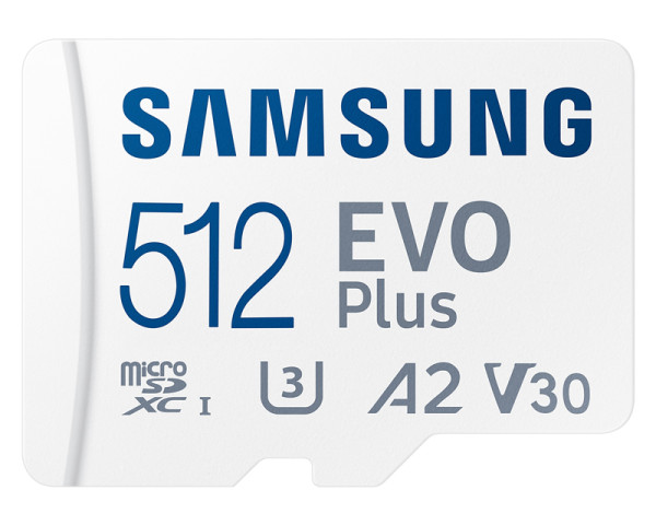 SAMSUNG Memorijska kartica EVO PLUS MicroSD 512GB + Adapter MB-MC512SA (KAR00698)