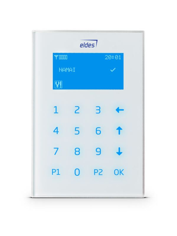 ELDES LCD šifrator žični EKB2 beli (SIG00182)
