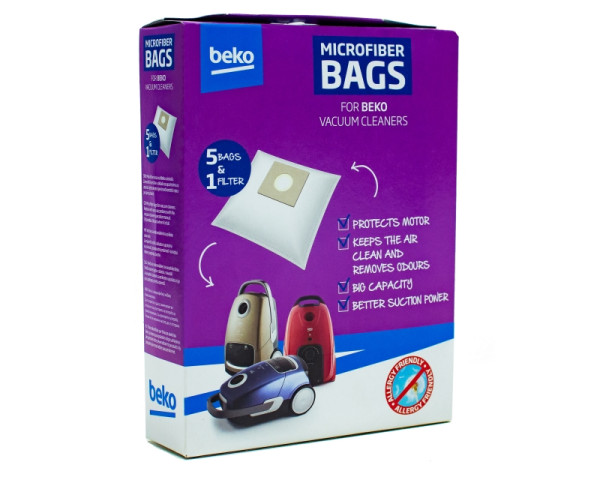 BEKO Kese za VC usisivač ljubičasta paket 5+1 (APA01129)