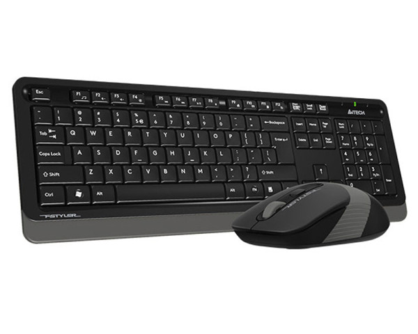 A4 TECH FG1010 FSTYLER Wireless Combo USB YU sivi set (TAS01337)