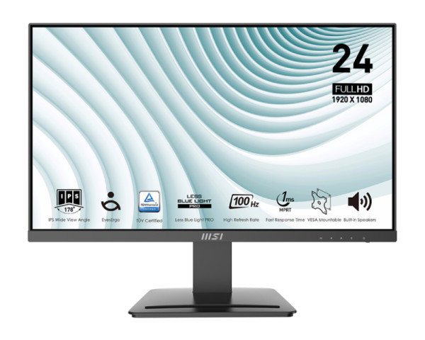 MSI 23.8 inča  PRO MP243X FHD 1920x1080 IPS 100Hz business monitor (MON03330)