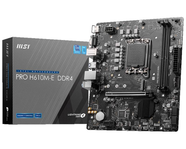MSI PRO H610M-E DDR4 matična ploča(PLO03447)