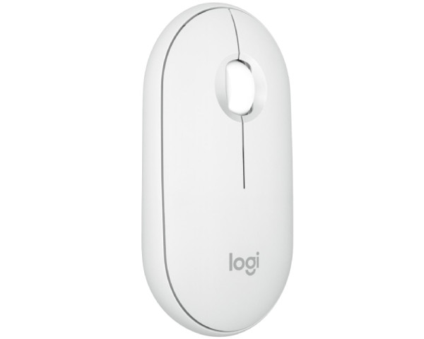 LOGITECH Pebble 2 M350s Wireless Beli miš (MIS01901)